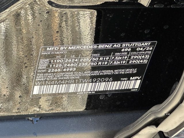 2026 Mercedes-Benz GLB GLB 250 4MATIC®