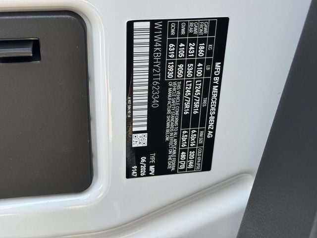 2026 Mercedes-Benz Sprinter 2500 Crew 144 WB
