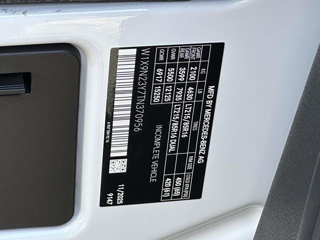 2026 Mercedes-Benz Sprinter 4500 4500 Standard Roof I4 Diesel HO 144"