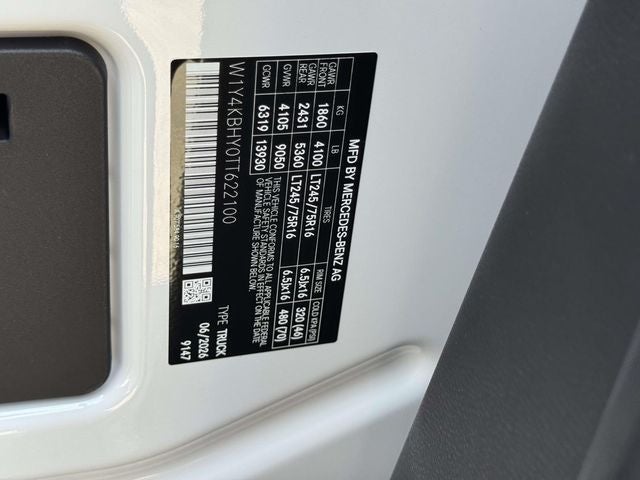 2026 Mercedes-Benz Sprinter 2500 Cargo 144 WB