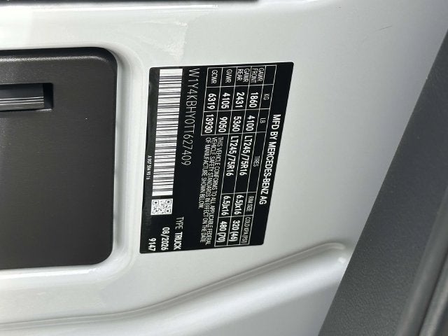 2026 Mercedes-Benz Sprinter 2500 Cargo 144 WB