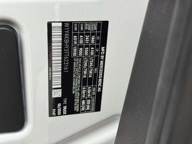 2026 Mercedes-Benz Sprinter 2500 Cargo 144 WB
