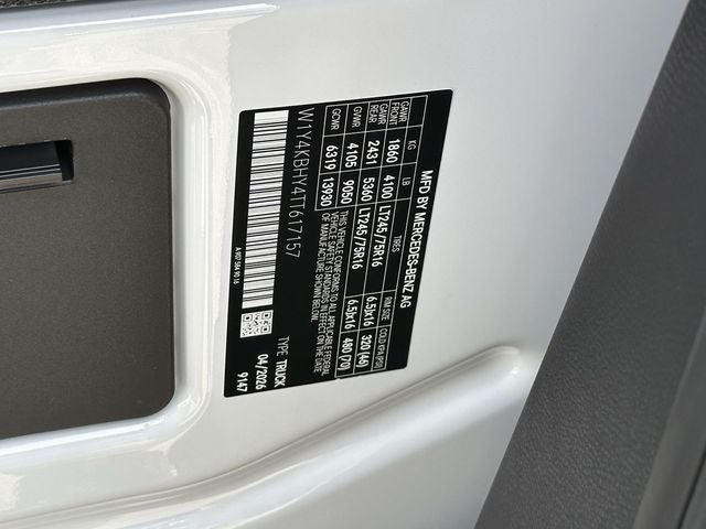 2026 Mercedes-Benz Sprinter 2500 Cargo 144 WB