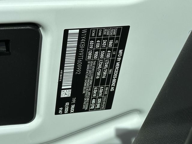 2026 Mercedes-Benz Sprinter 2500 Cargo 144 WB