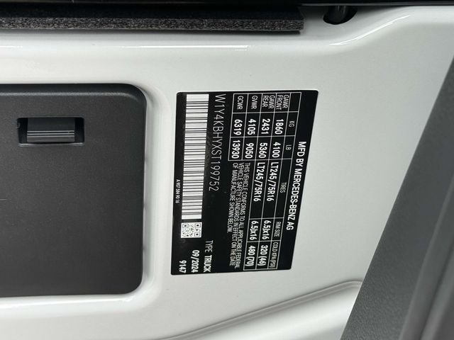 2025 Mercedes-Benz Sprinter 2500 Cargo 144 WB