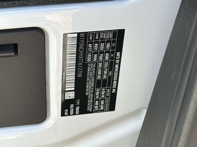 2026 Mercedes-Benz Sprinter 3500 Cargo 170 WB High Roof
