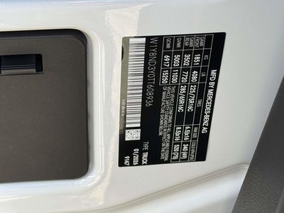 2026 Mercedes-Benz Sprinter 3500XD Cargo 170 WB
