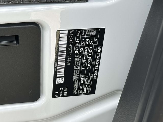 2026 Mercedes-Benz Sprinter 2500 Passenger 144 WB