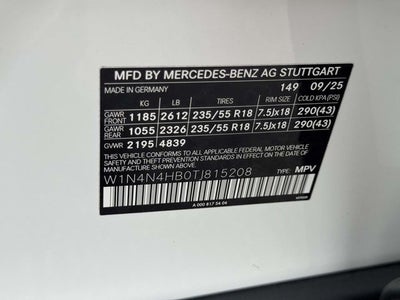 2026 Mercedes-Benz GLA GLA 250 4MATIC®