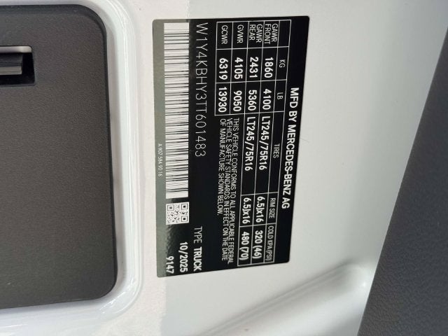 2026 Mercedes-Benz Sprinter 2500 Base