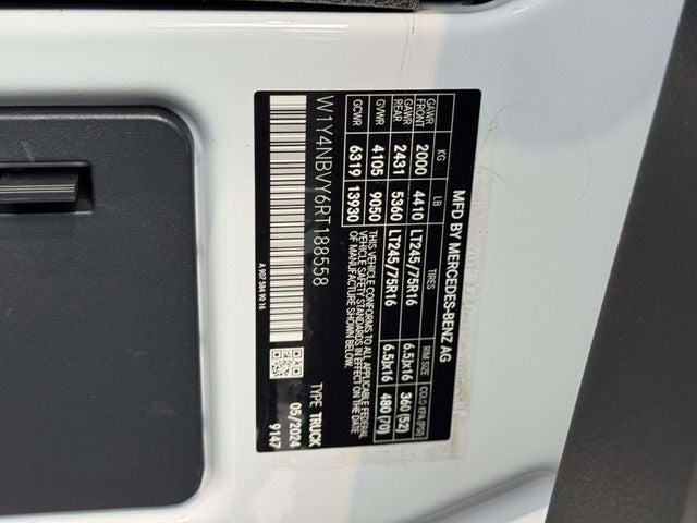 2024 Mercedes-Benz Sprinter 2500 Cargo 144 WB 4MATIC®