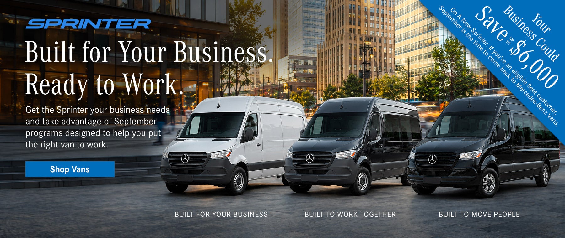 sprinter offer