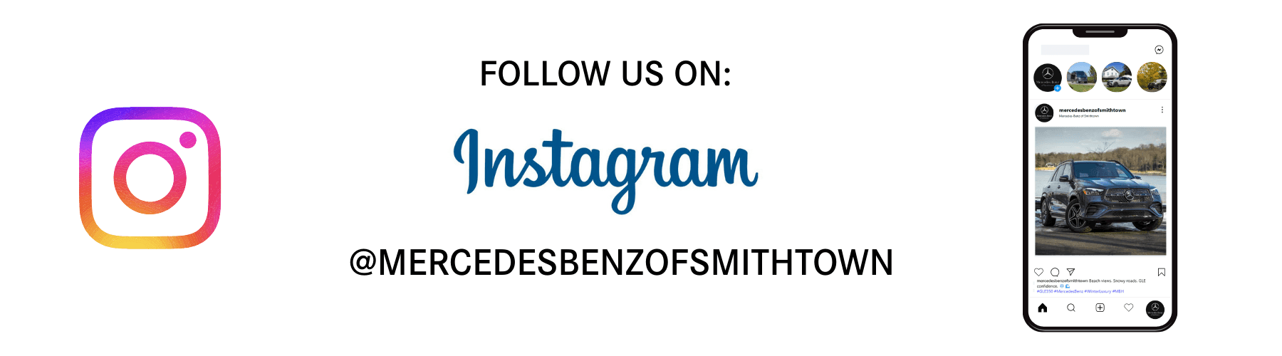 Follow Mercedes-Benz of Smithtown on Instagram